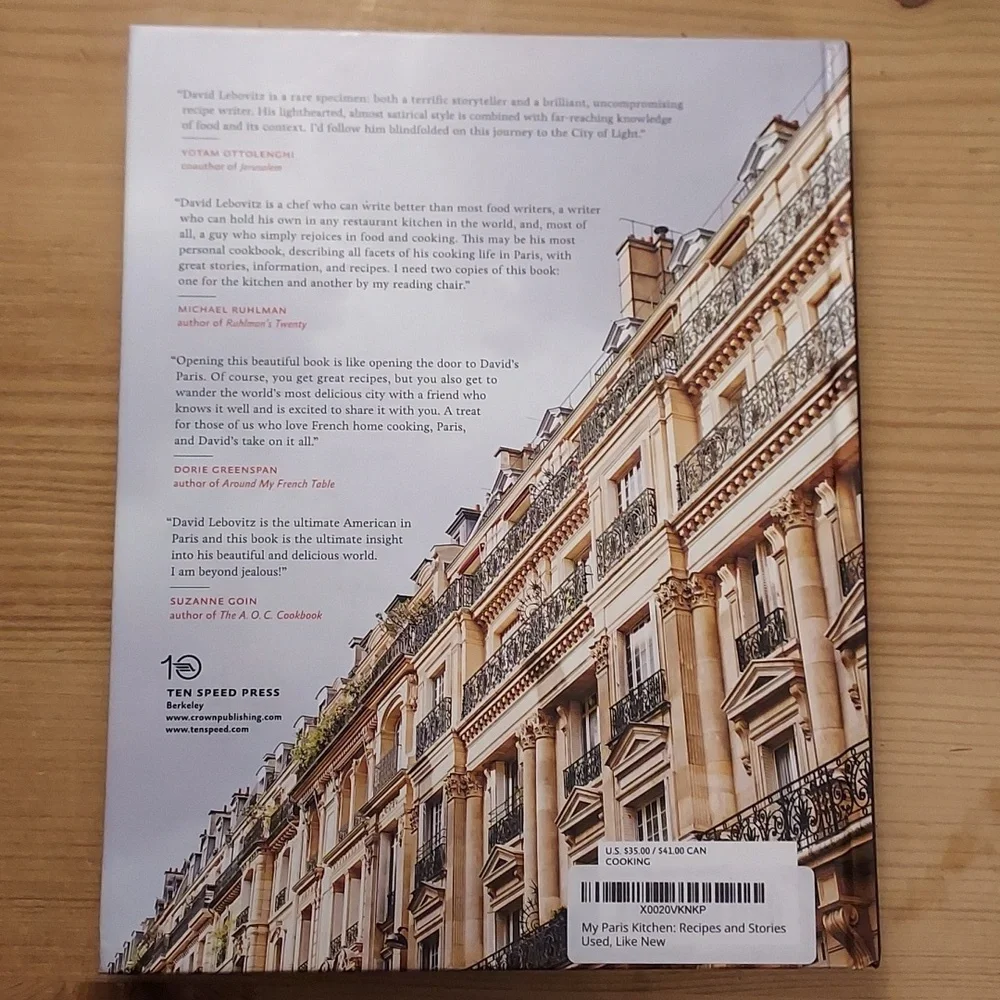 Cookbook My Paris Kitchen David Lebovitz